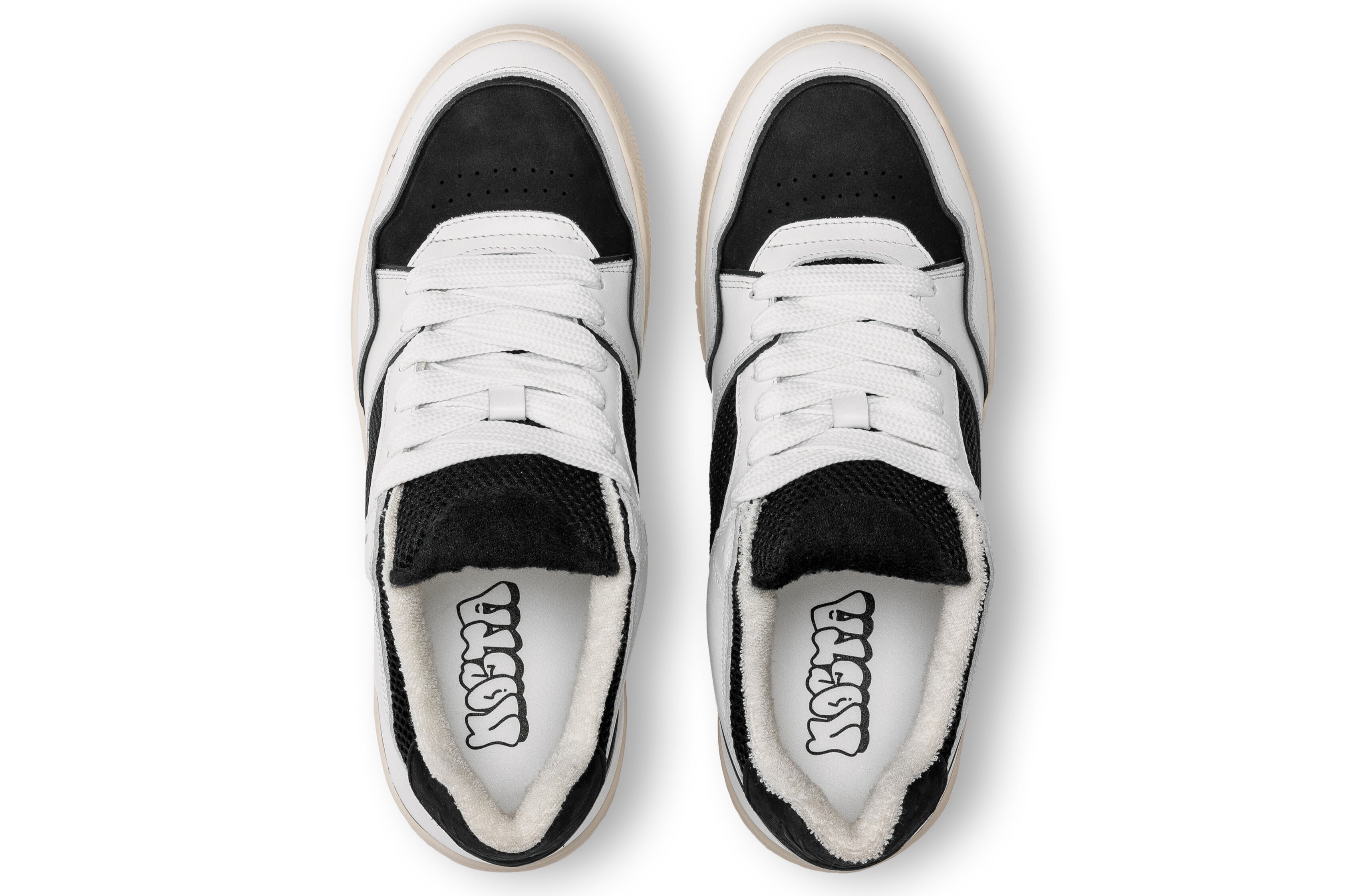 Men's Sneakers, NOSTA 0001 "ORCA" White/Black