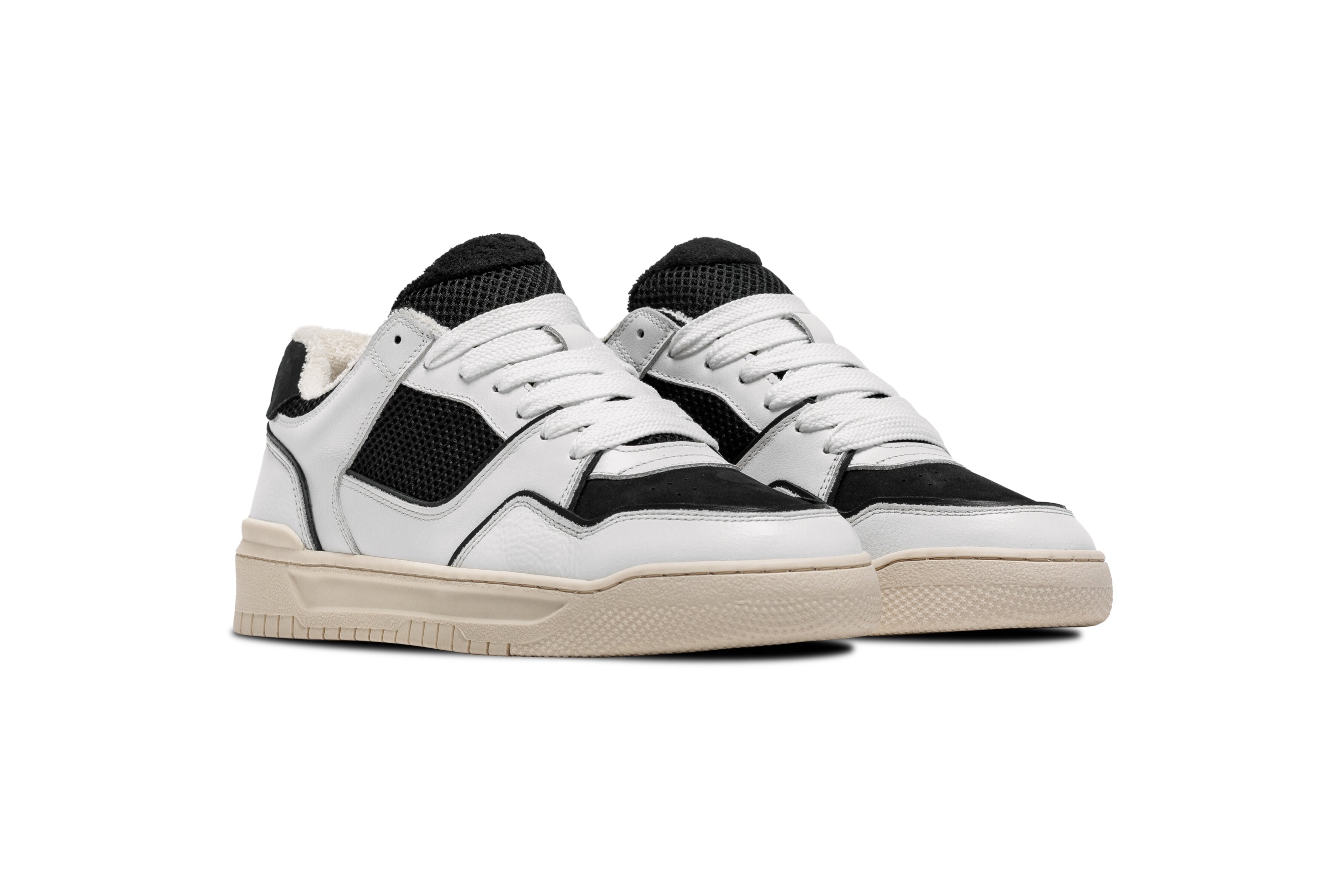 Men's Sneakers, NOSTA 0001 "ORCA" White/Black