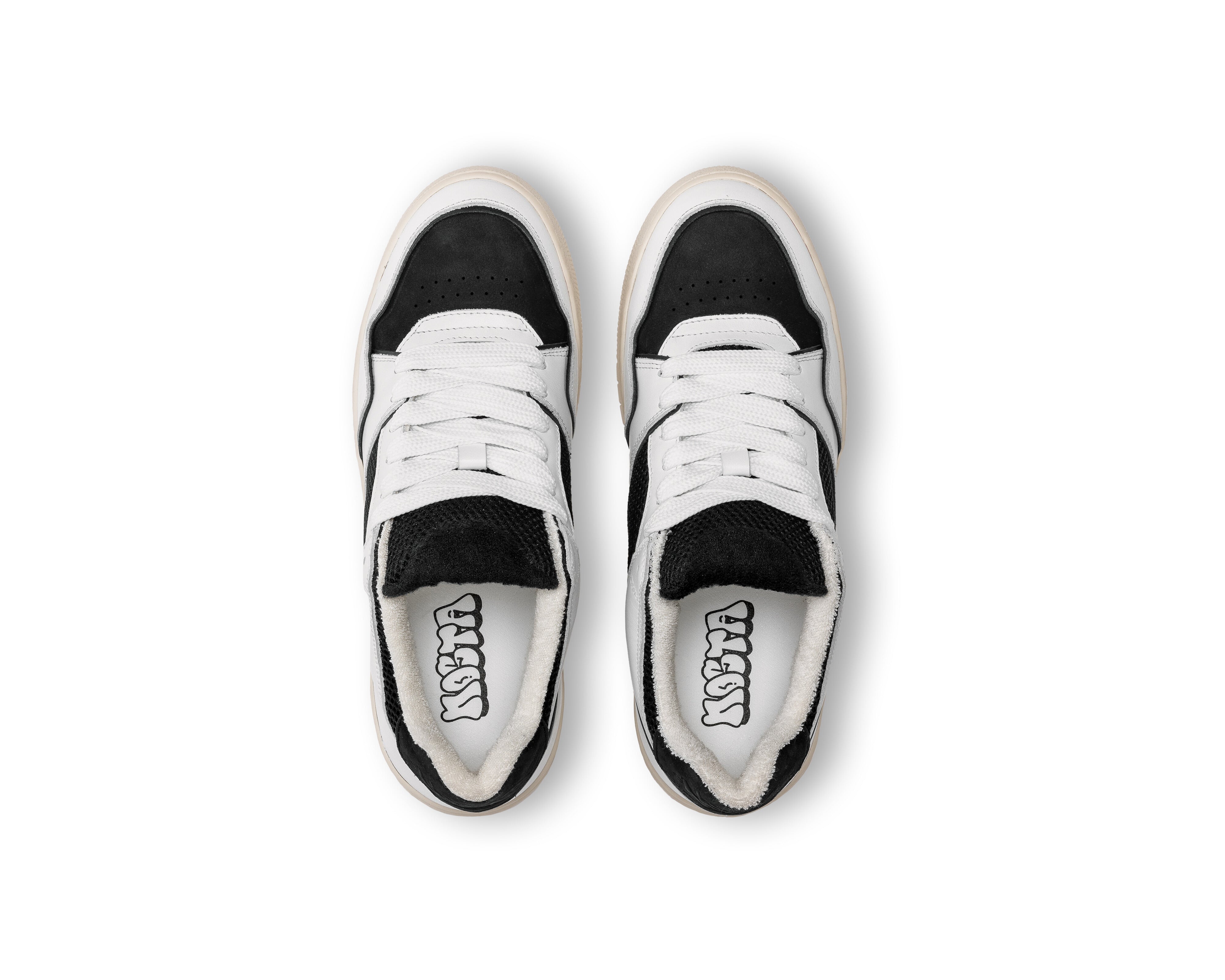 Men's Sneakers, 0001 "ORCA" White/Black