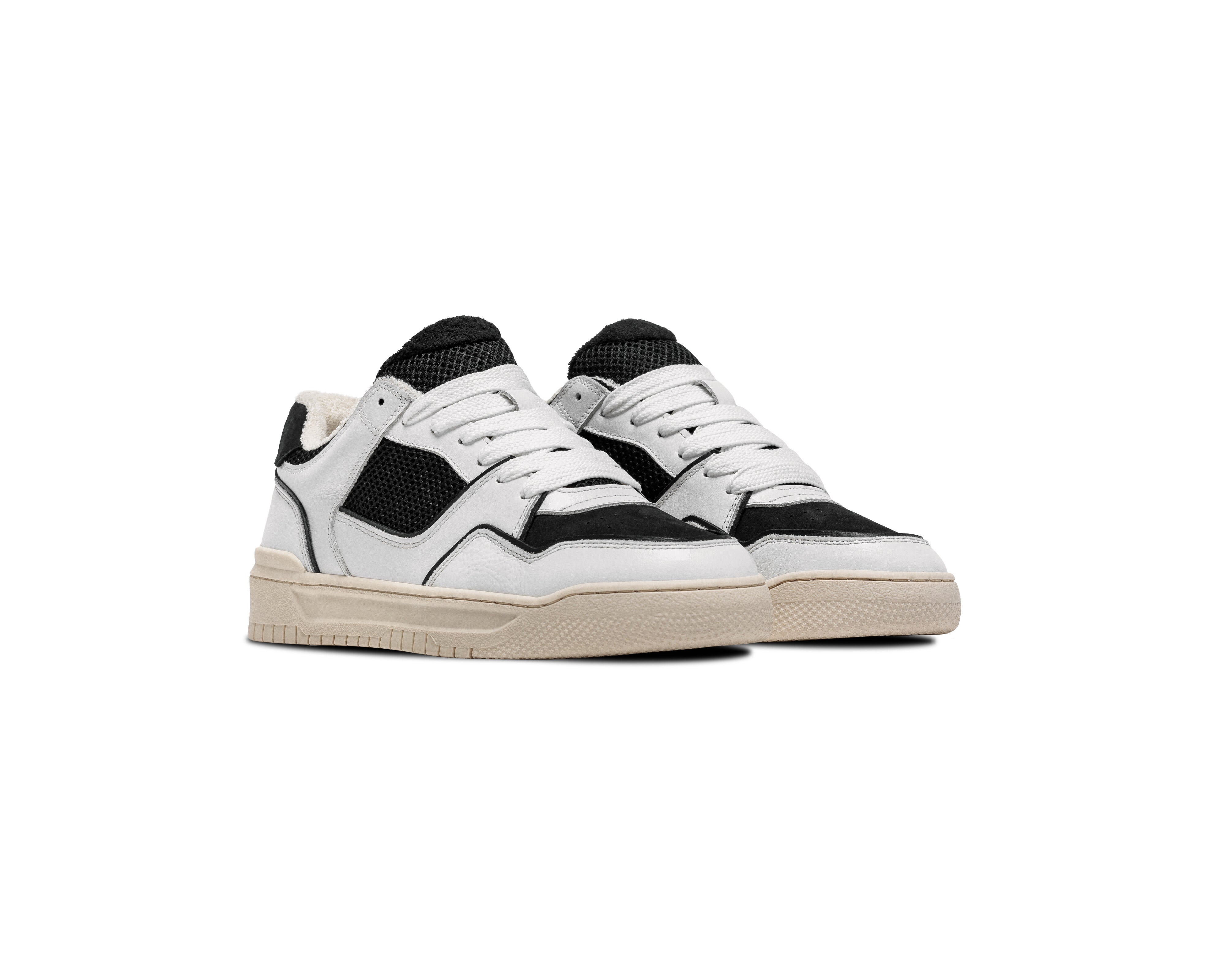 Men's Sneakers, 0001 "ORCA" White/Black